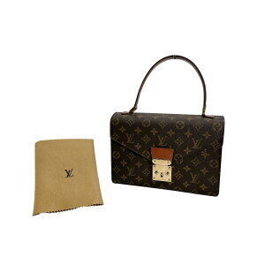 Louis Vuitton Monogram Concorde Canvas Handbag Brown